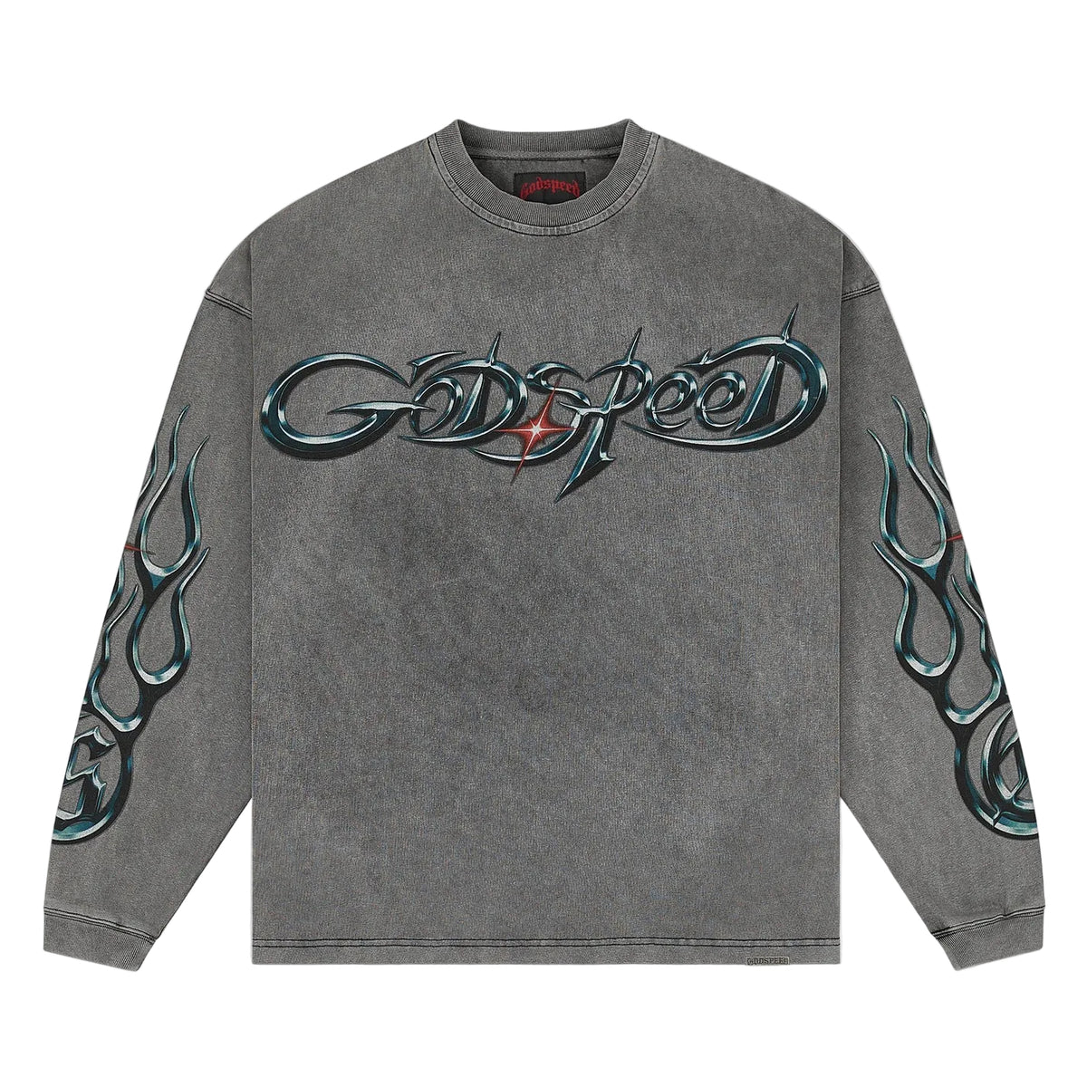 Godspeed New Age Reloaded LS T-Shirt Grey Wash