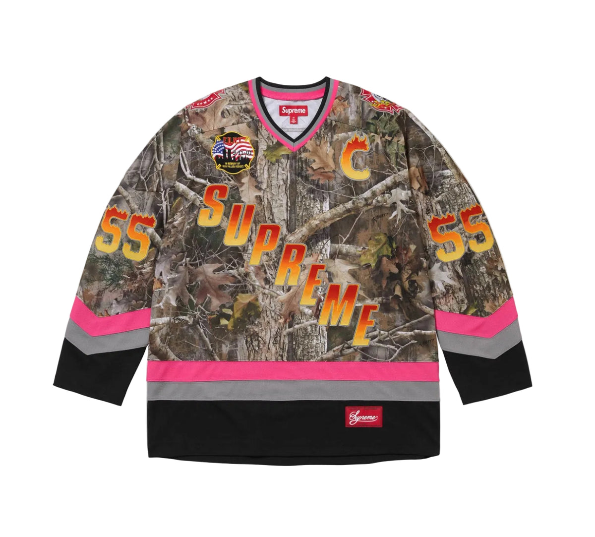 Supreme FDNY Hockey Jersey TrueTimber Kanati Camo
