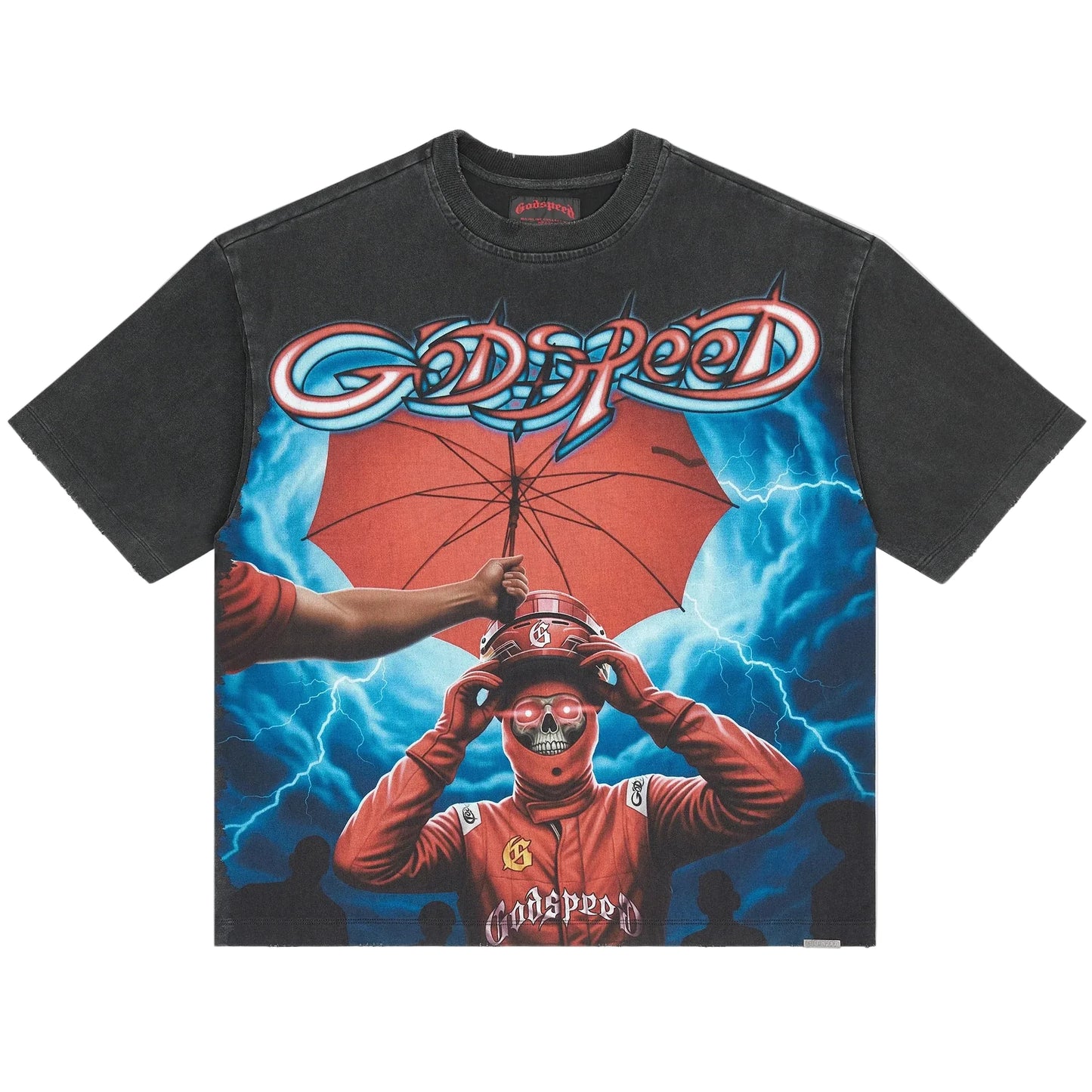 Godspeed Supreme Reign T-Shirt Black Wash