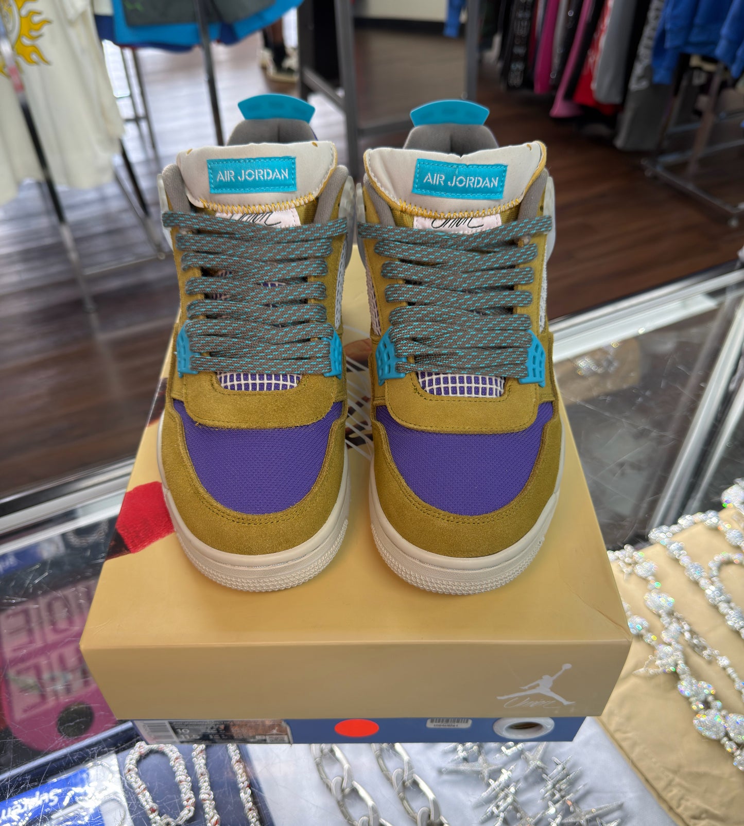 Jordan 4 30th Anniversary Union Desert Moss (Pre Owned)