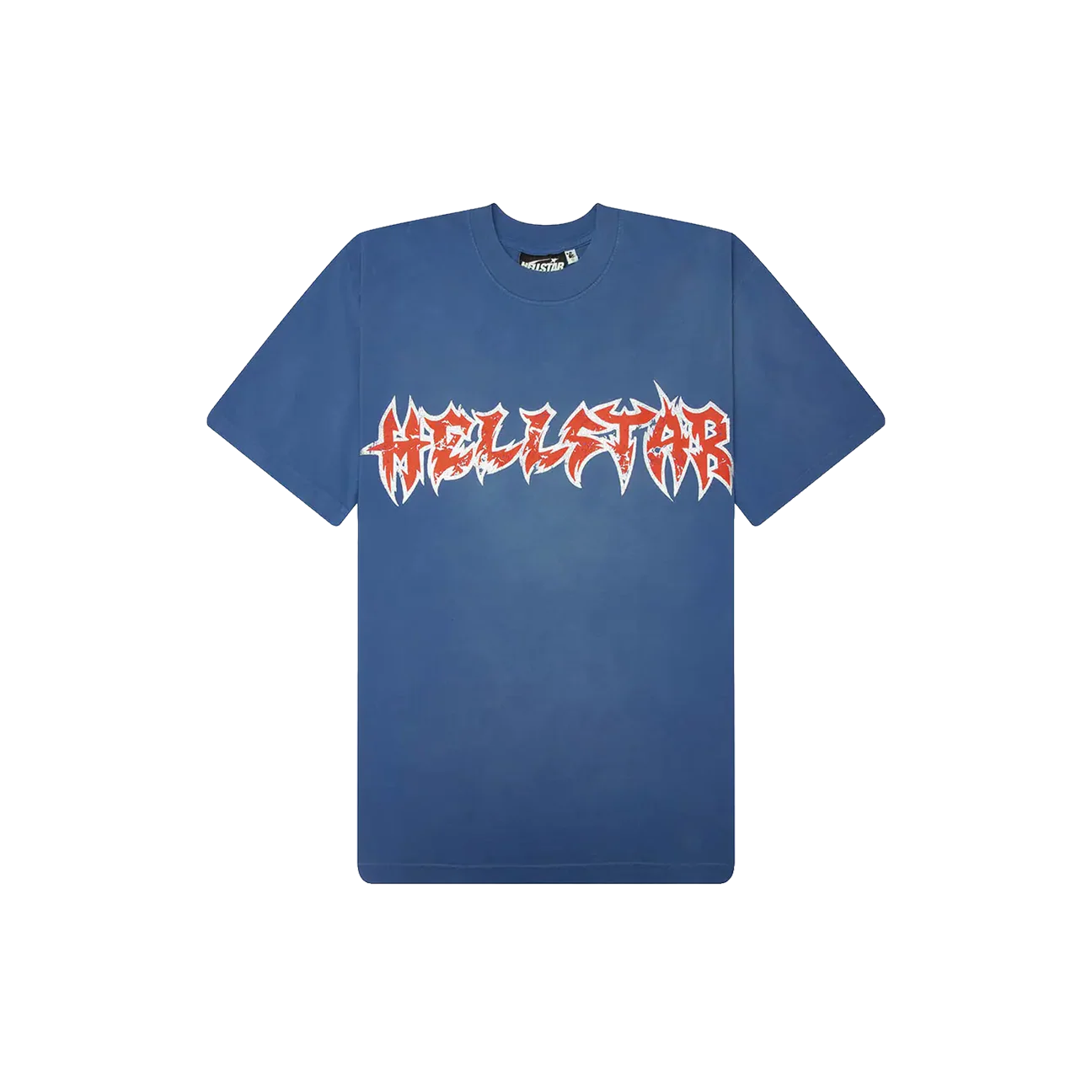Hellstar Metal Logo T-shirt Blue