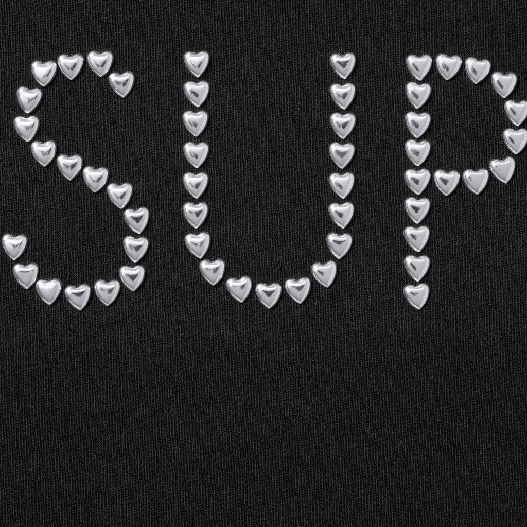 Supreme Hearts Studded S/S Top Black