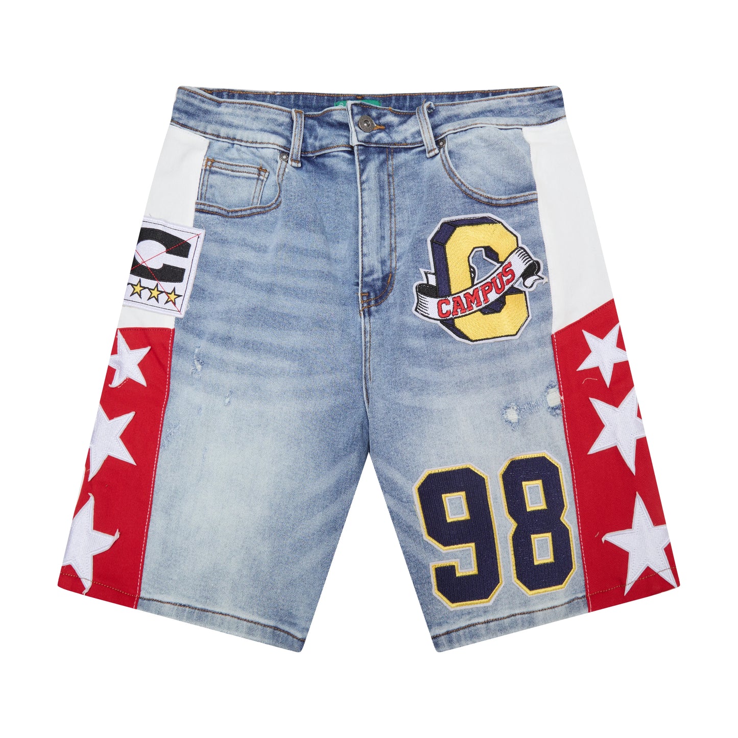 Campus Goods Valor Denim Jorts Blue