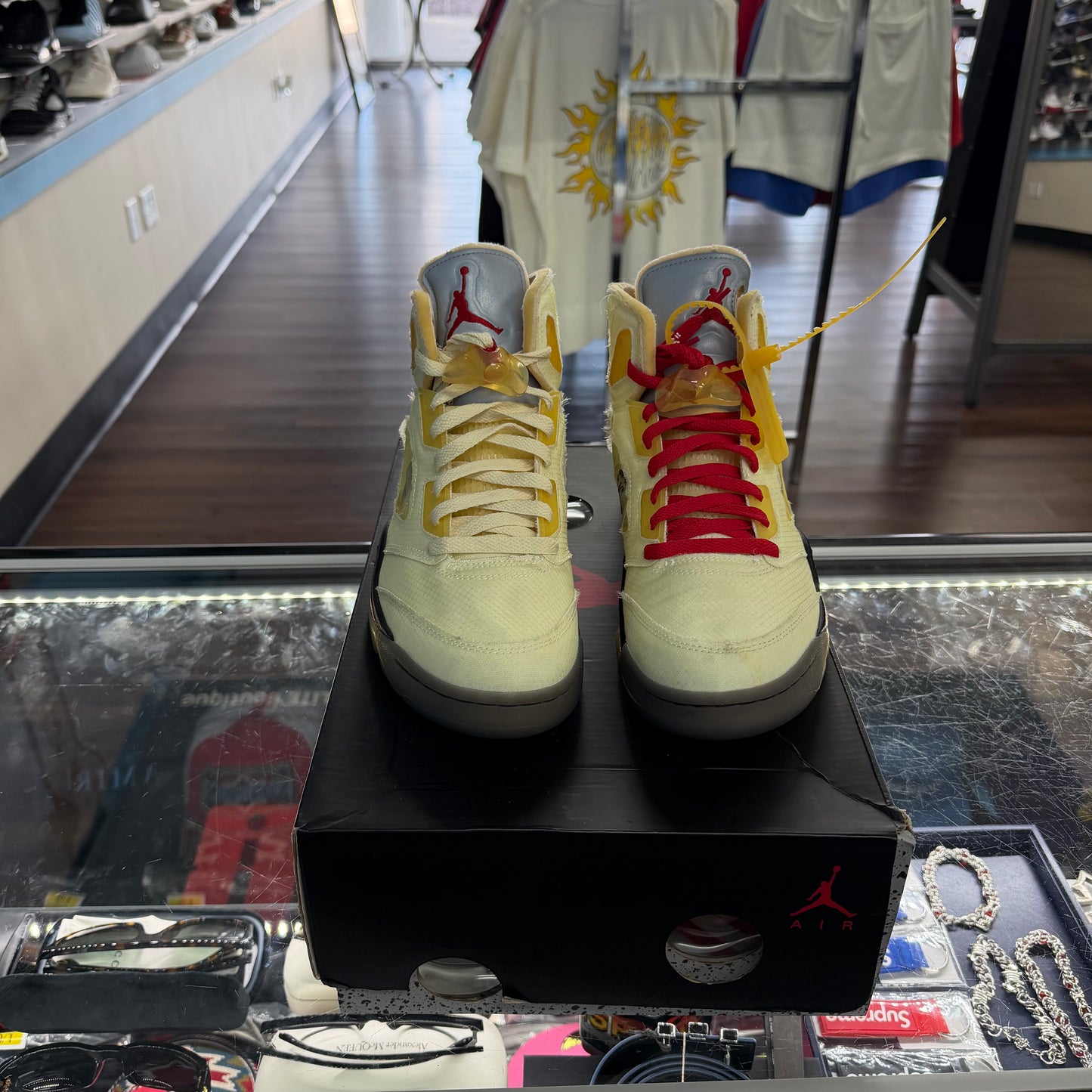 Off White Jordan 5 (Pre Owned)