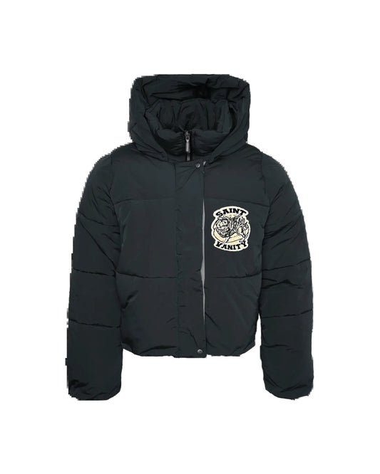 Saint Vanity Black Puffer Jacket