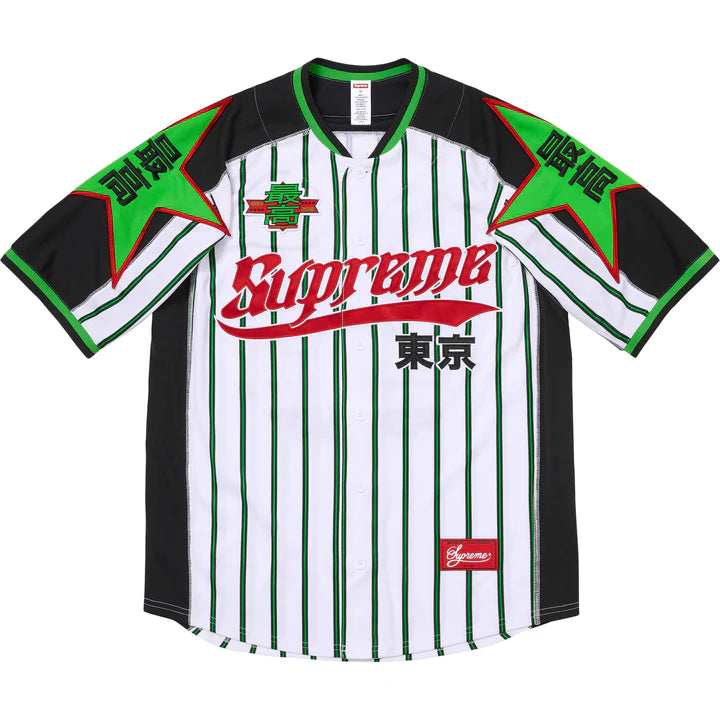 Supreme Stars Baseball Jersey Stripe