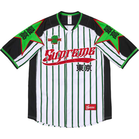 Supreme Stars Baseball Jersey Stripe