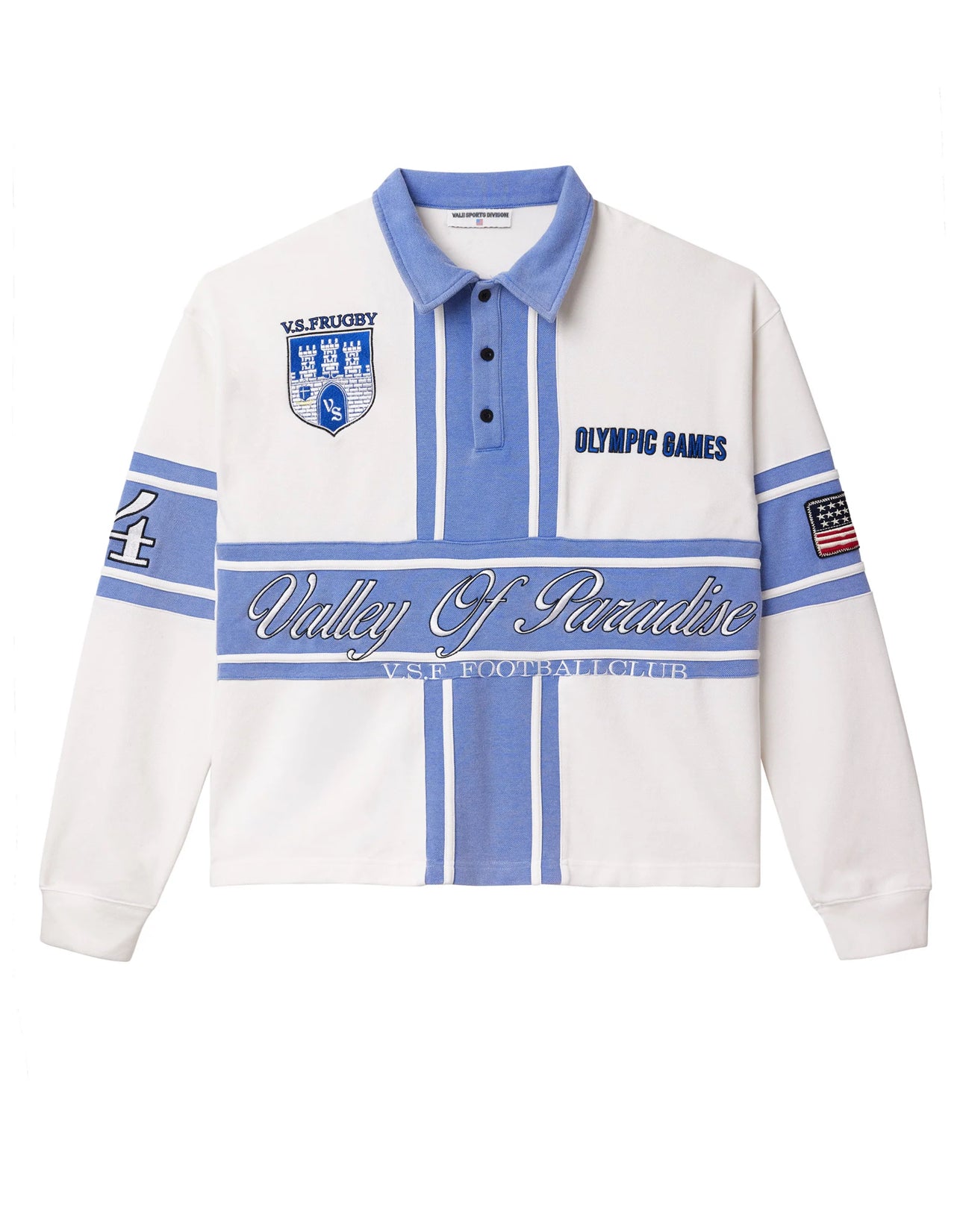 Vale Forever Blue Cross Rugby LongSleeve