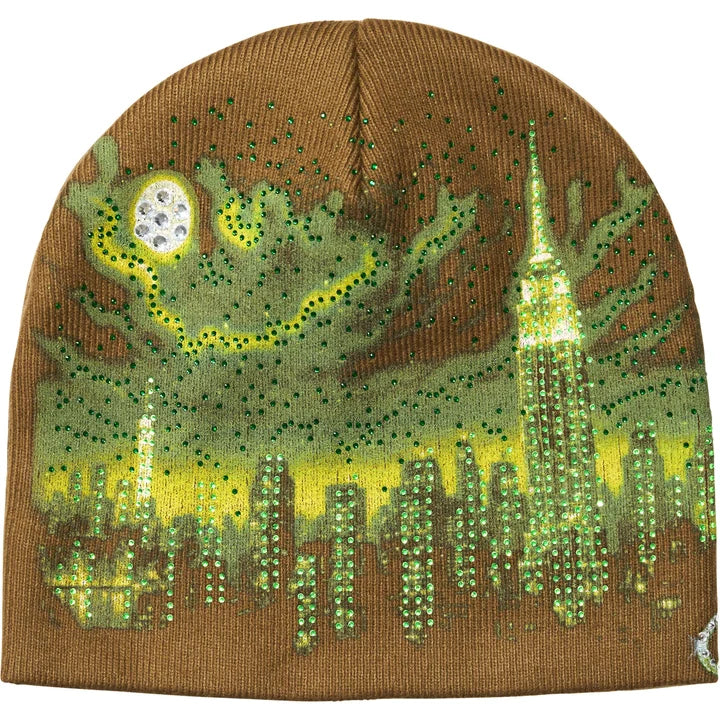 Supreme Cityscape Beanie Green
