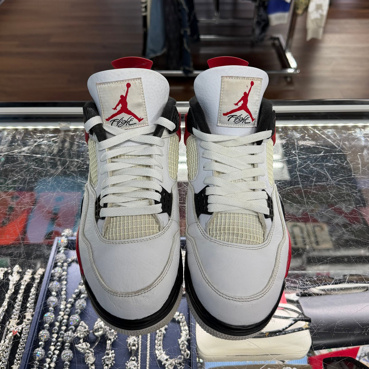 Jordan 4 Red Cement (Pre Owned)