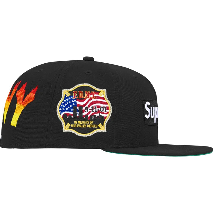 Supreme/ FDNY Box Logo New Era Black