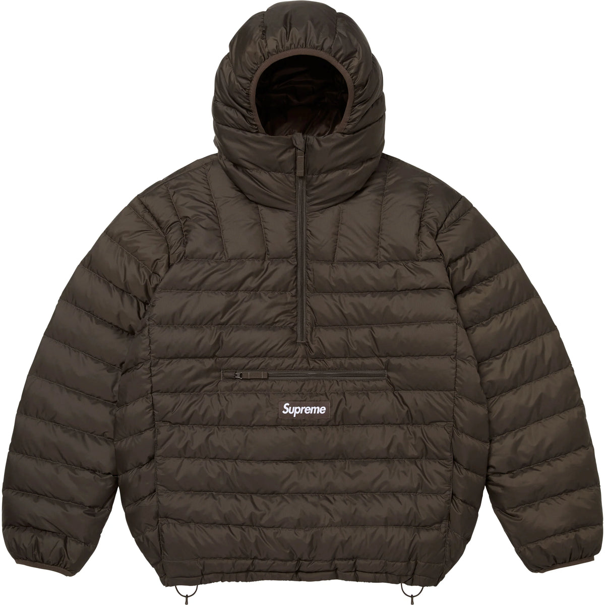 Supreme Micro Down Half Zip Hooded Pullover