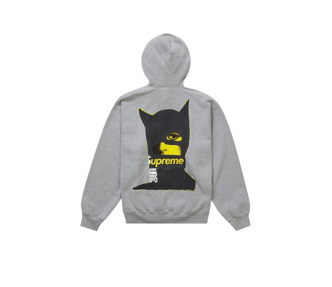 Supreme Catwoman Hoodie ‘Heather Grey’