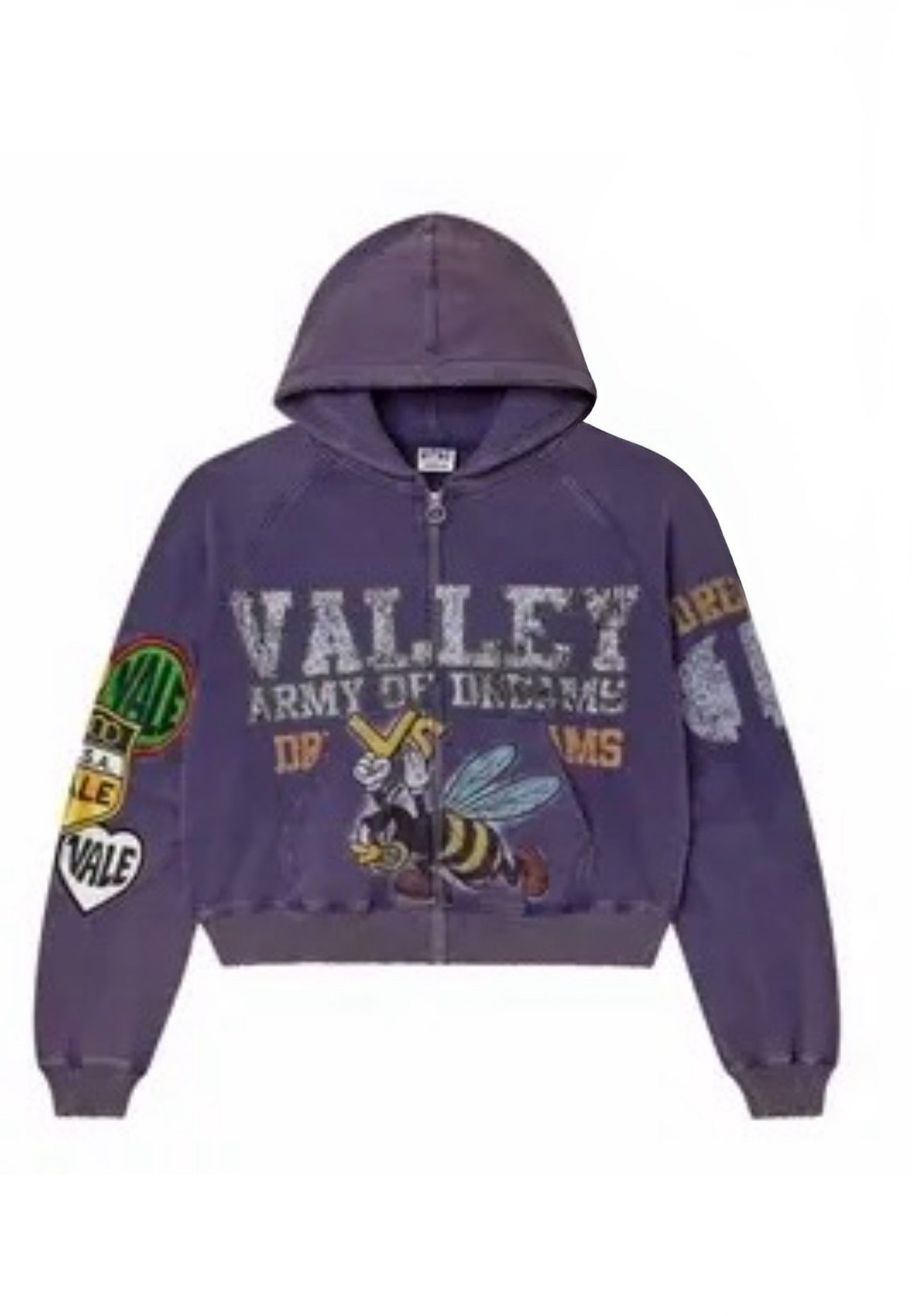 Vale Forever Army Zip Up Navy