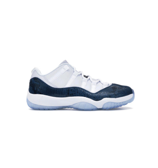 Jordan 11 Low Navy Snake Skin