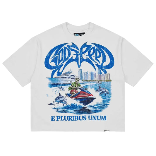 Godspeed GMYC Wave Runner T-Shirt White