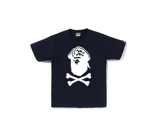 BAPE Crossbone Captain Ape Tee ‘Navy’