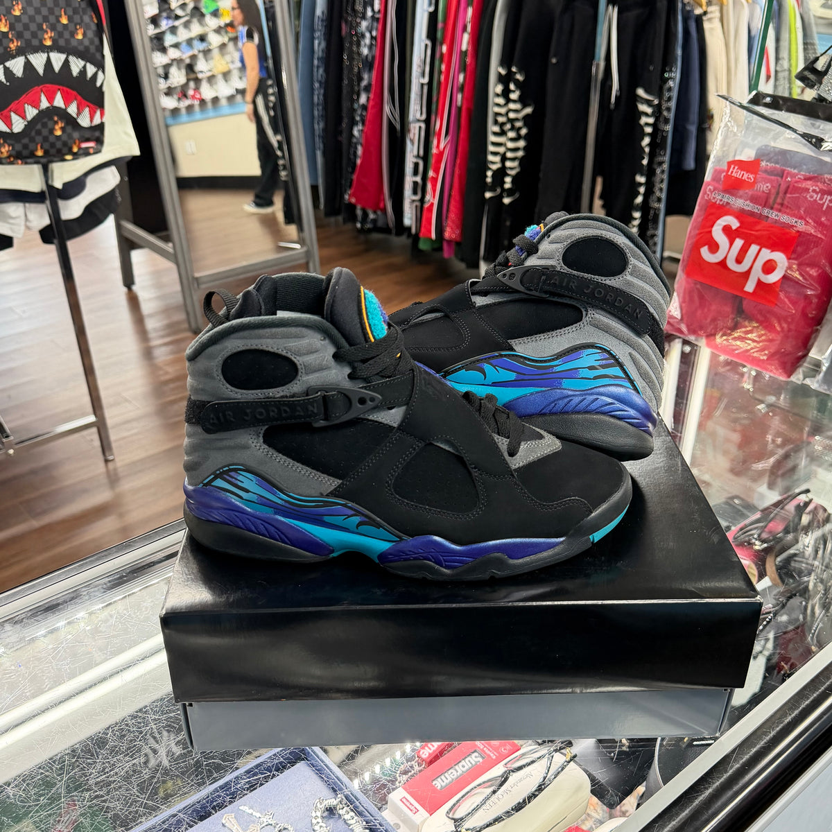 Jordan 8 Aqua(Pre Owned)
