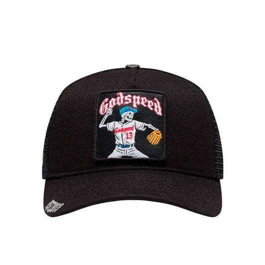 Godspeed Mood Trucker Hat II (Black Interchangeable Patches)