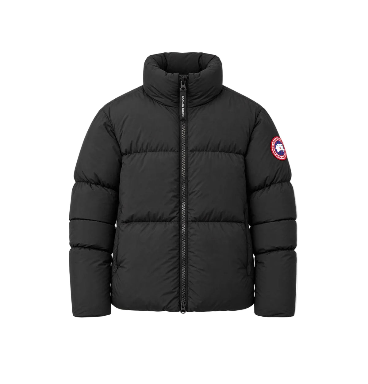 Canada Goose Lawrence Puffer Jacket Black Red Arctic Program Patch (Worn 1x)