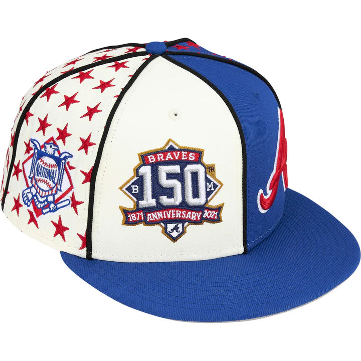 Supreme Mitchell & Ness Teams New Era 59Fifty Fitted Hat Blue