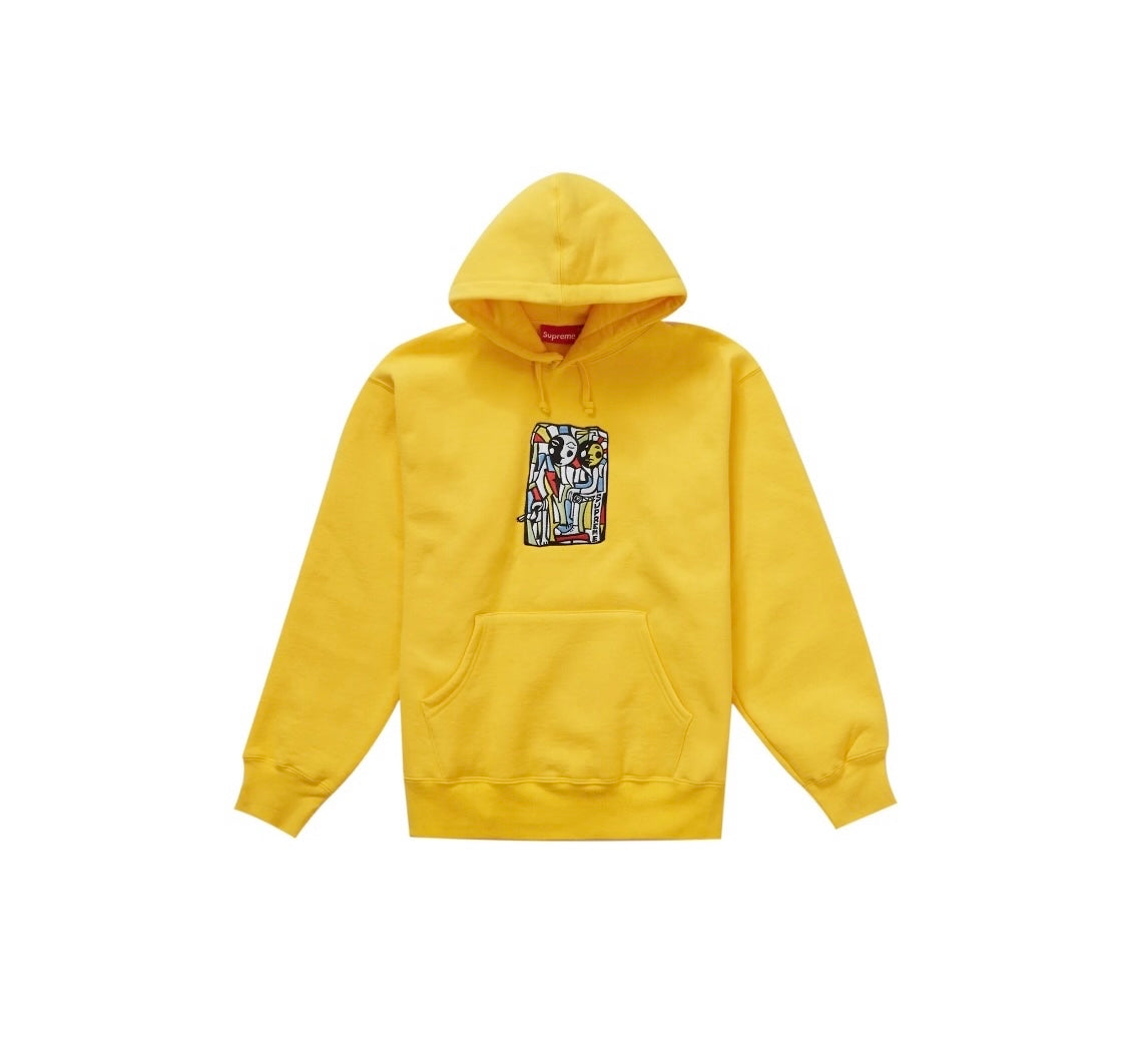 Supreme Neil Blender Mosaic Hoodie ‘Yellow