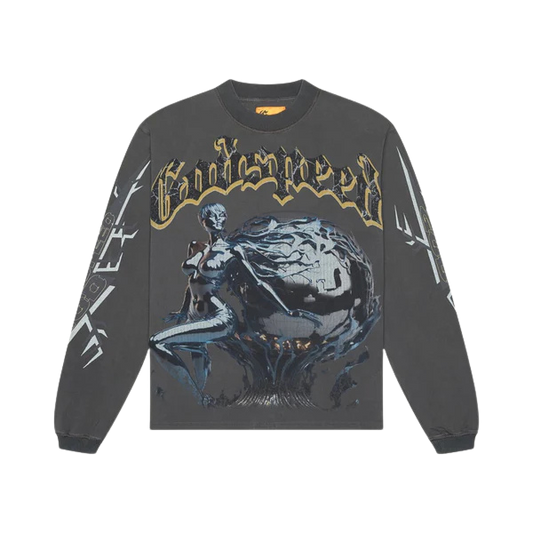 Godspeed Chrome Seduction Long Sleeve Tee Vintage Grey