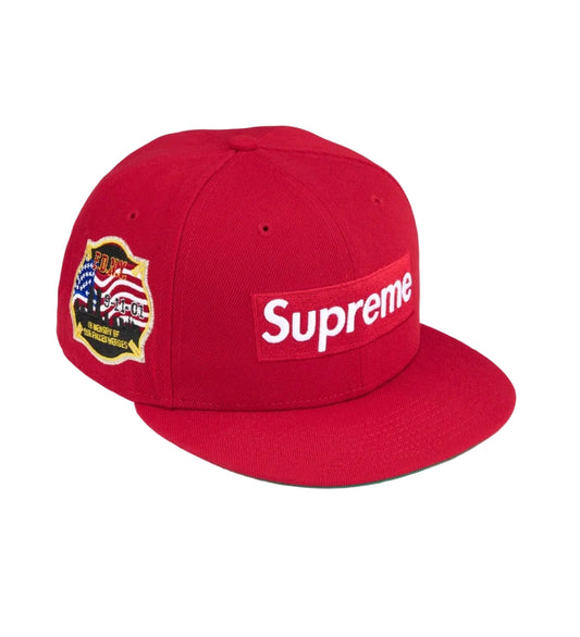 Supreme/ FDNY Box Logo New Era Red