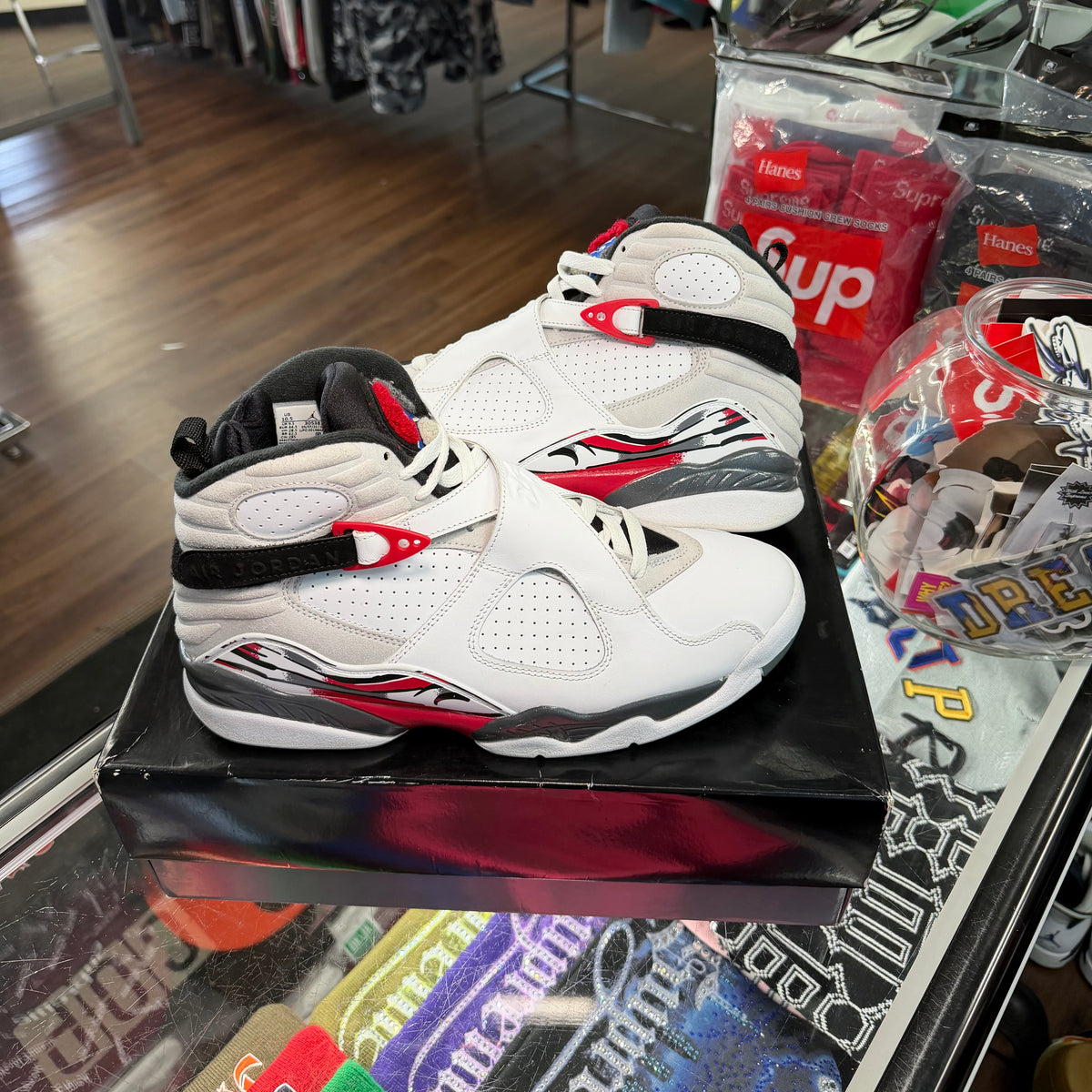 Jordan 8 White True Red (2025) (Pre Owned)