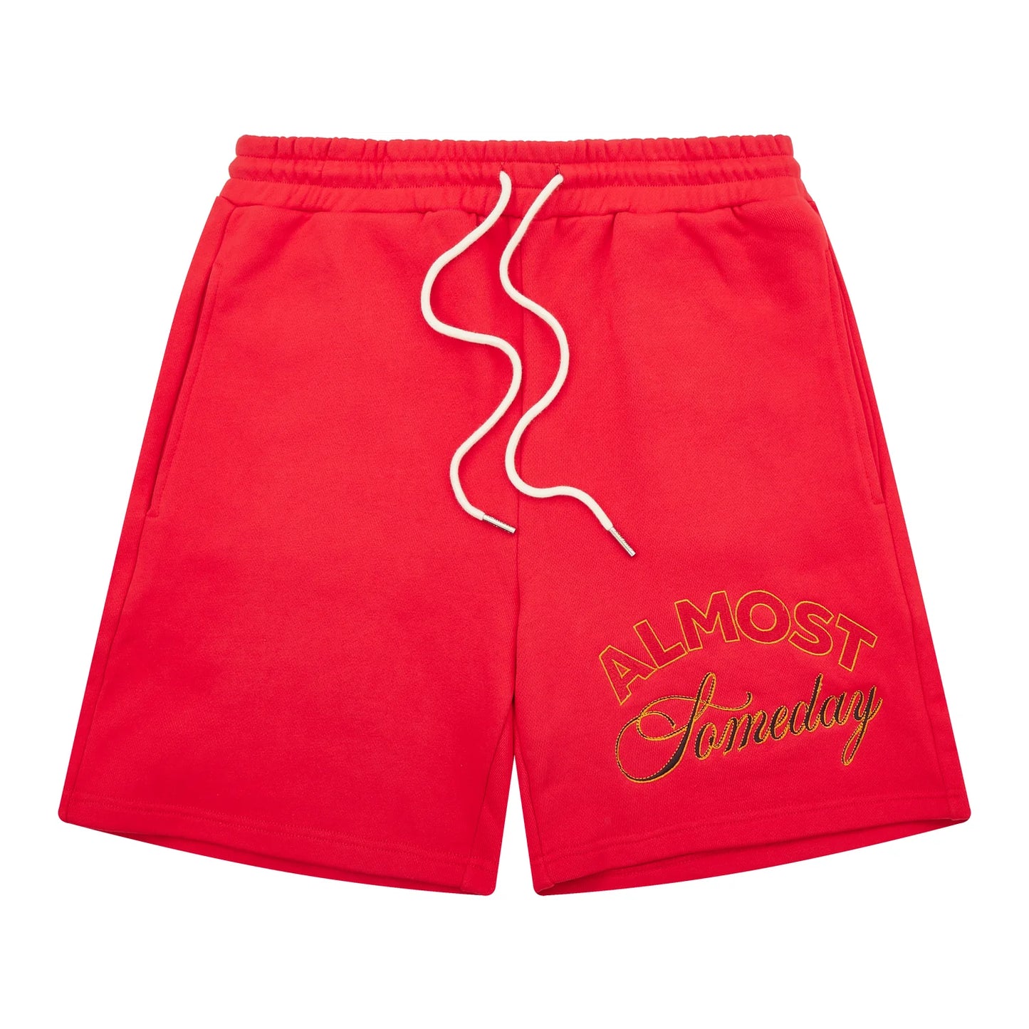 Almost Someday Daydream Terry Shorts Red
