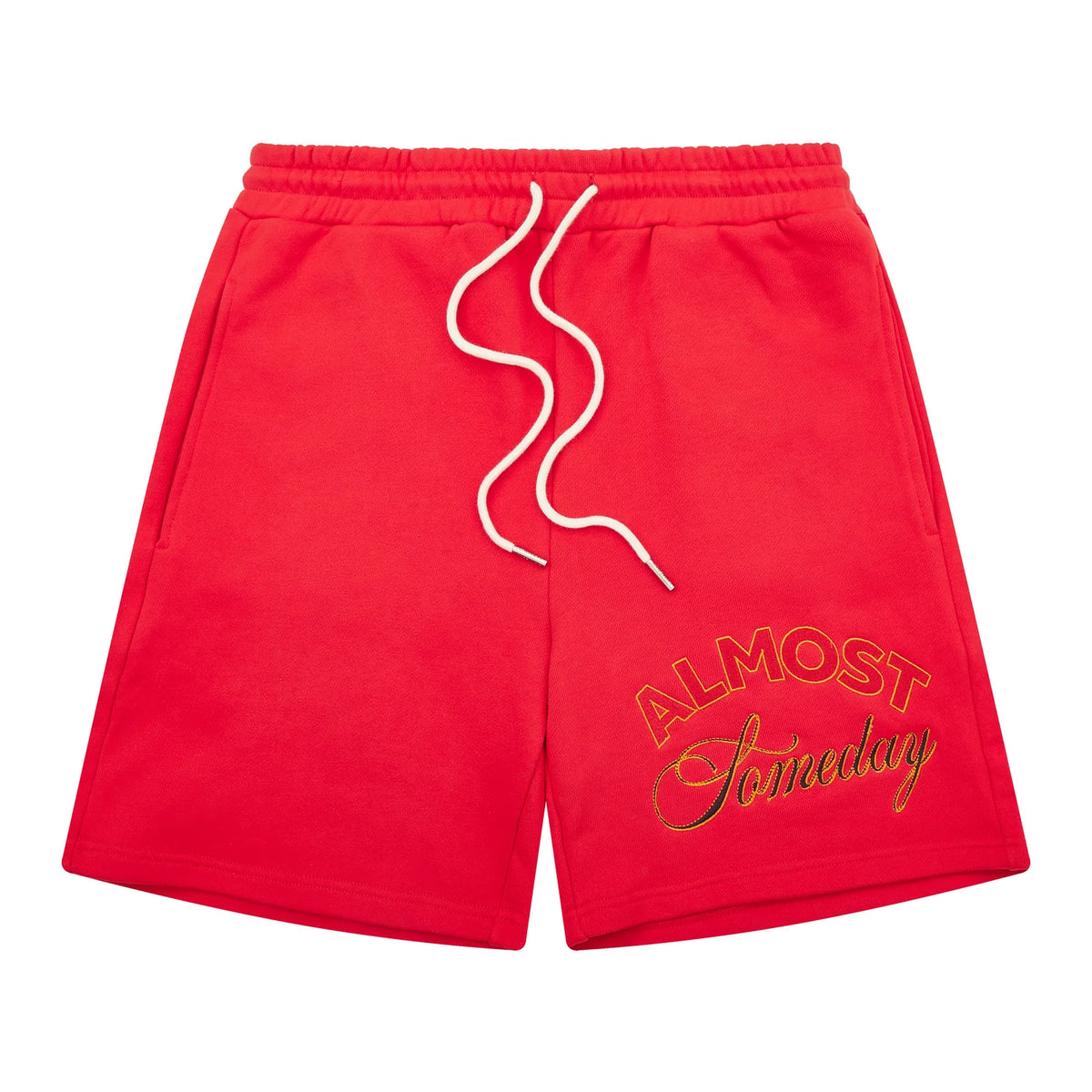 Almost Someday Daydream Terry Shorts Red
