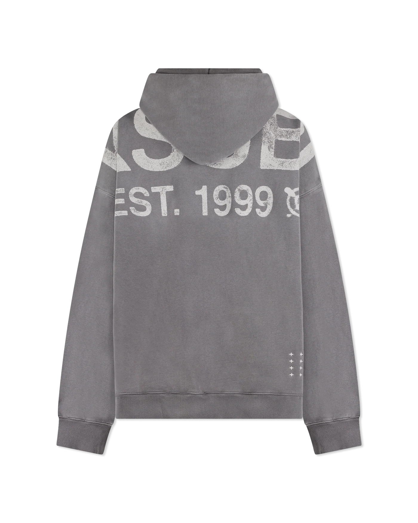 Ksubi Jeans State Ekcess Hoodie Charcoal Fade