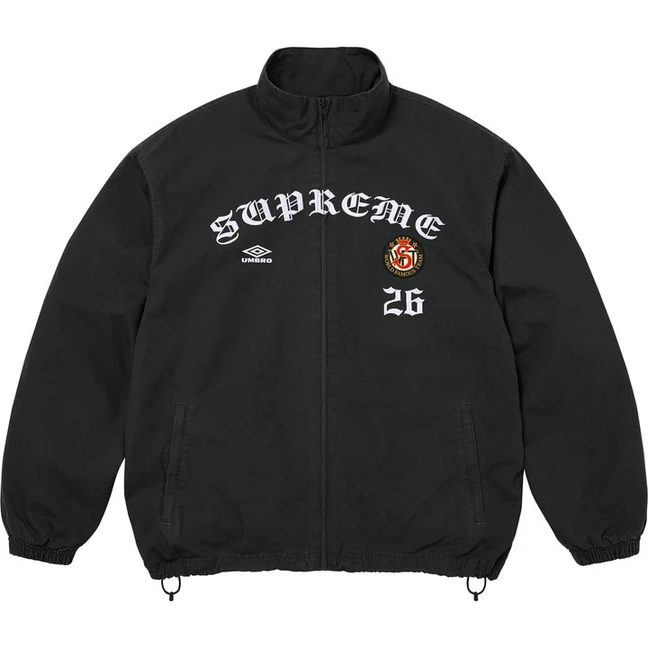 Supreme Umbro Cotton Ripstop Track Jacket (FW26) Black