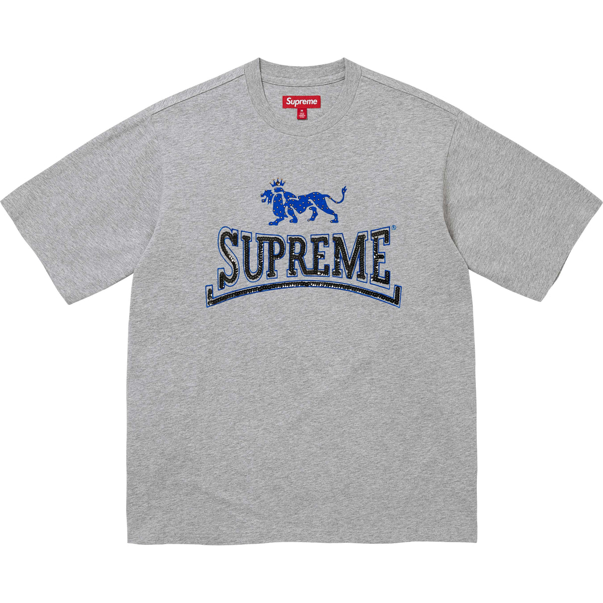 Supreme Milan Sequence S/S Top Heather Grey