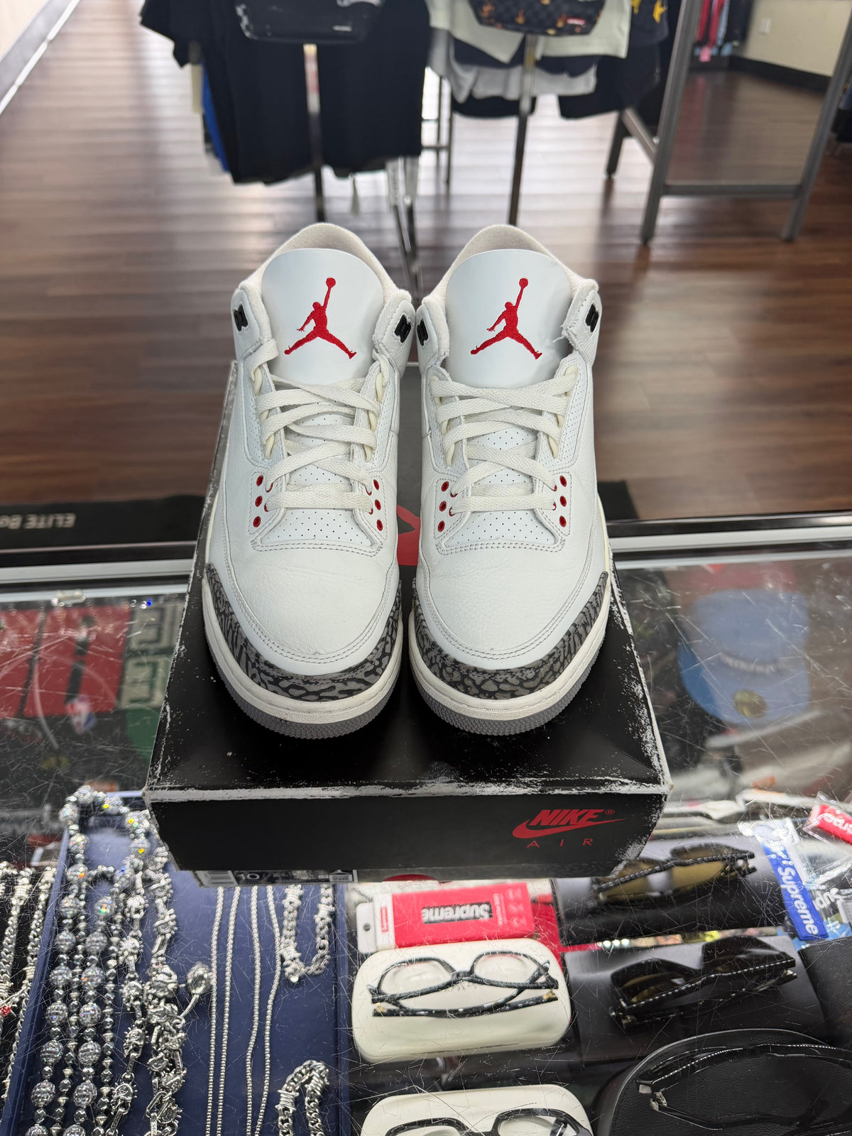 Jordan 3 White Cement Reimagined (Pre Owned)