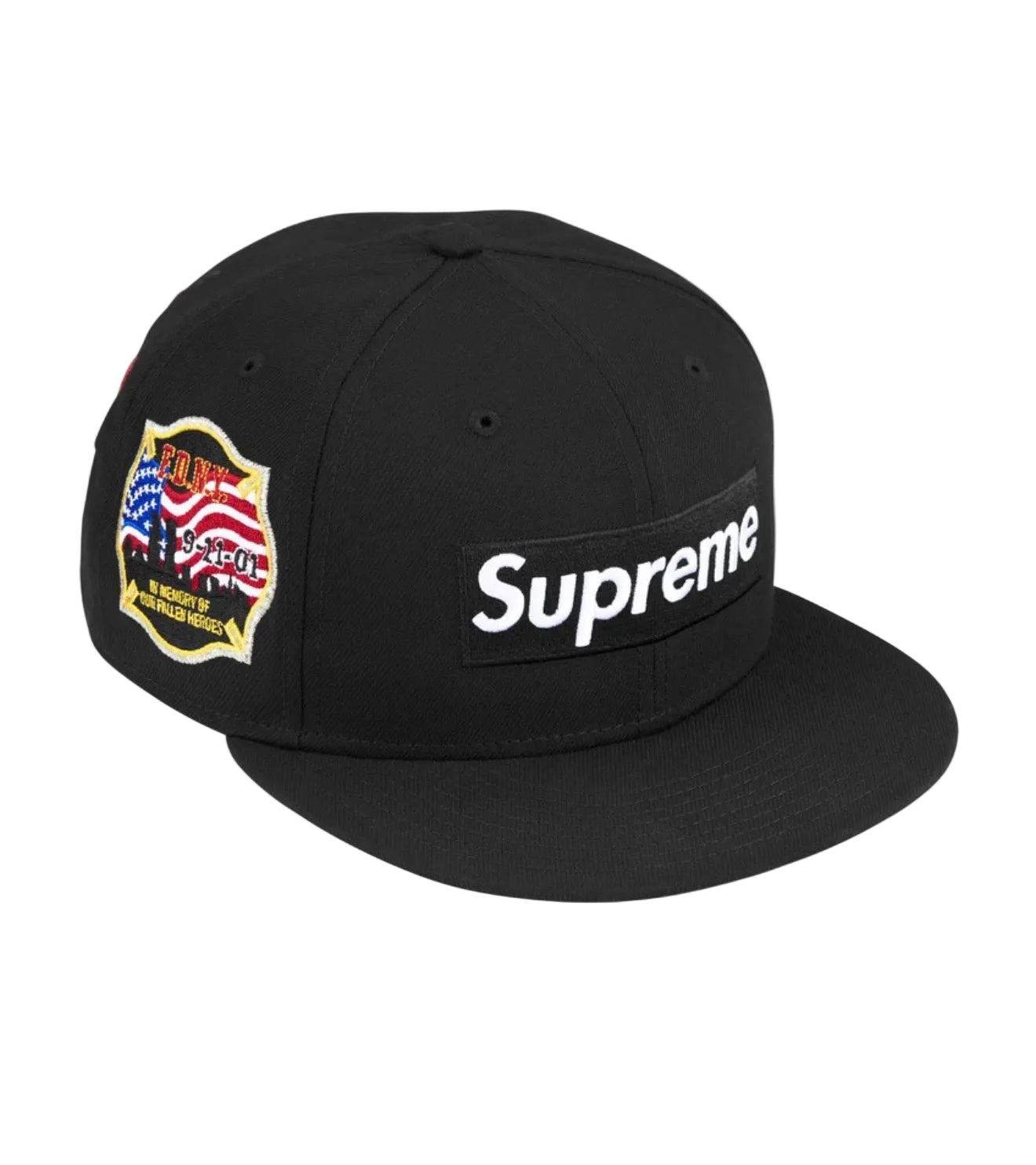 Supreme/ FDNY Box Logo New Era Black
