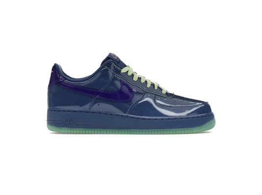 Nike Air Force 1 Low Patent Leather Mystic Navy Grape Ice