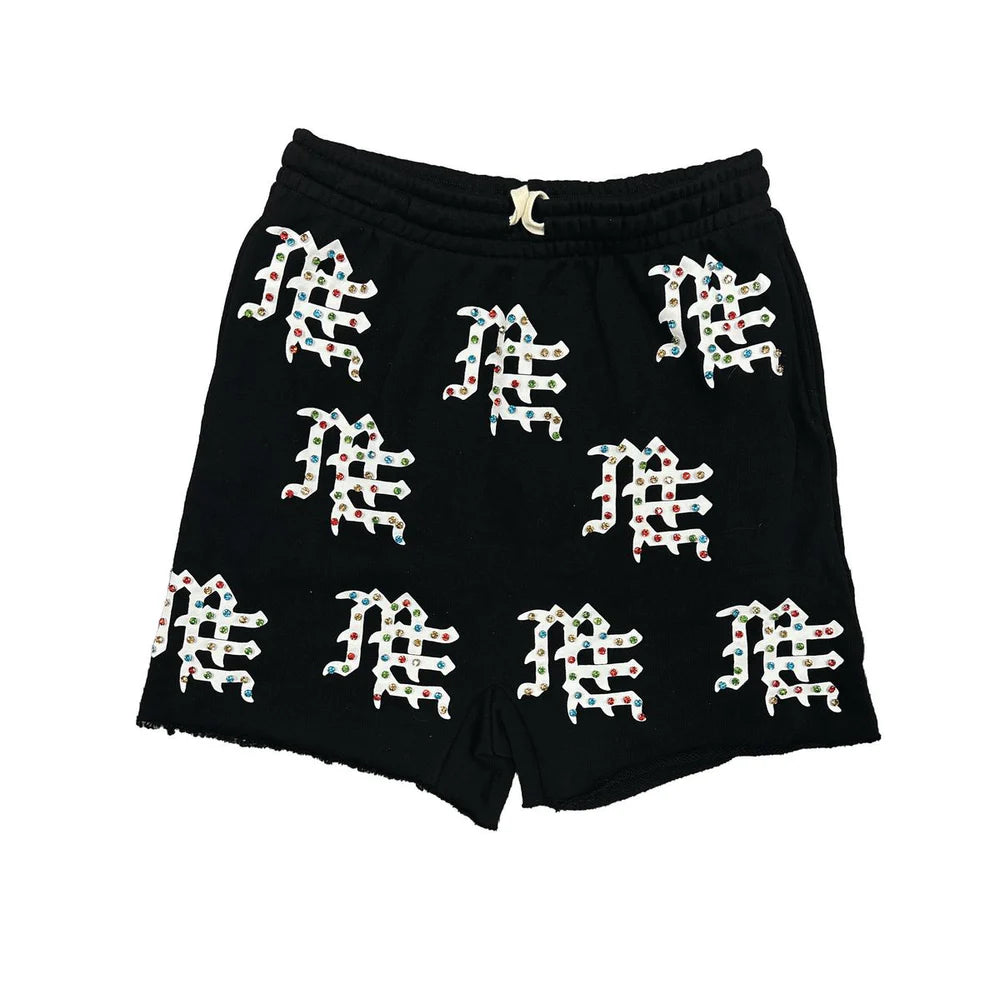 Mixed Emotion Shorts ME Logo Black