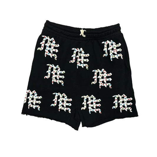 Mixed Emotion Shorts ME Logo Black