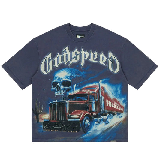 Godspeed Interstate Fate Tee Navy