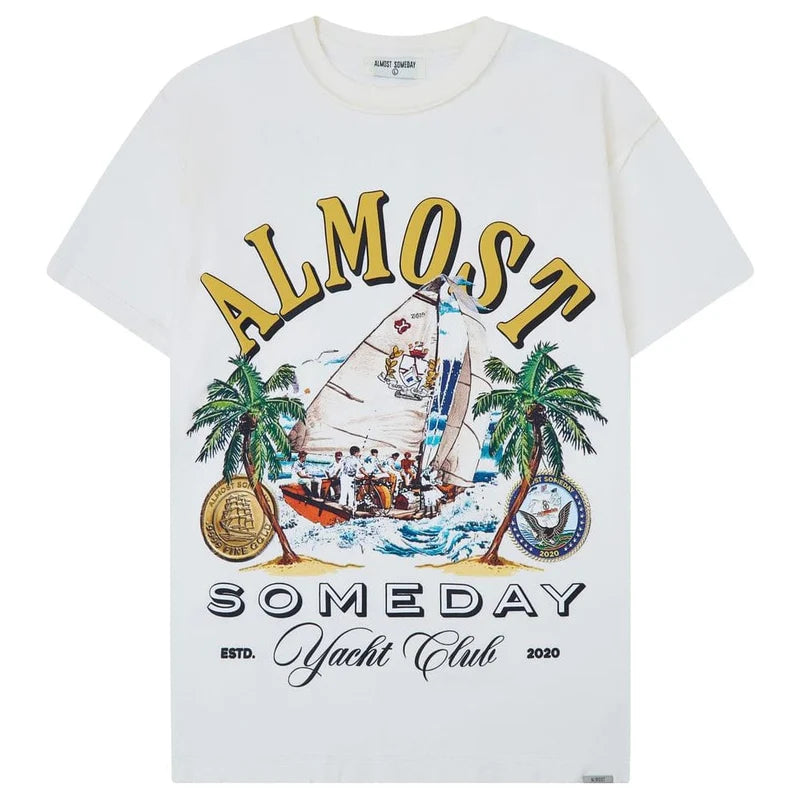 Almost Someday Yacht Clue Tee Cream