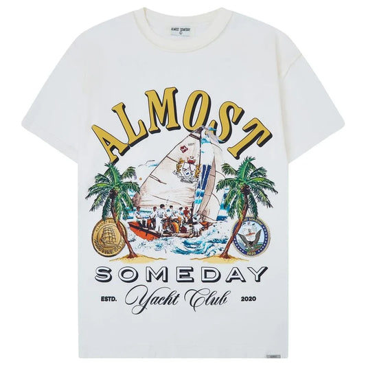 Almost Someday Yacht Clue Tee Cream