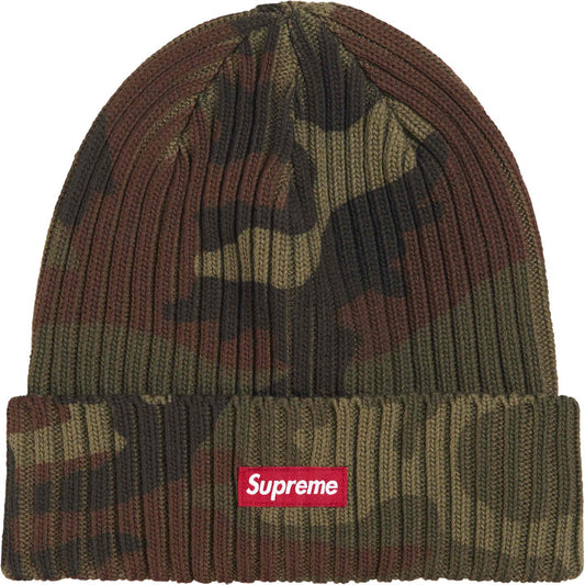 Supreme Overdyed Beanie Woodland Camo