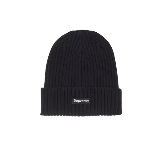 Supreme Overdyed Beanie Black