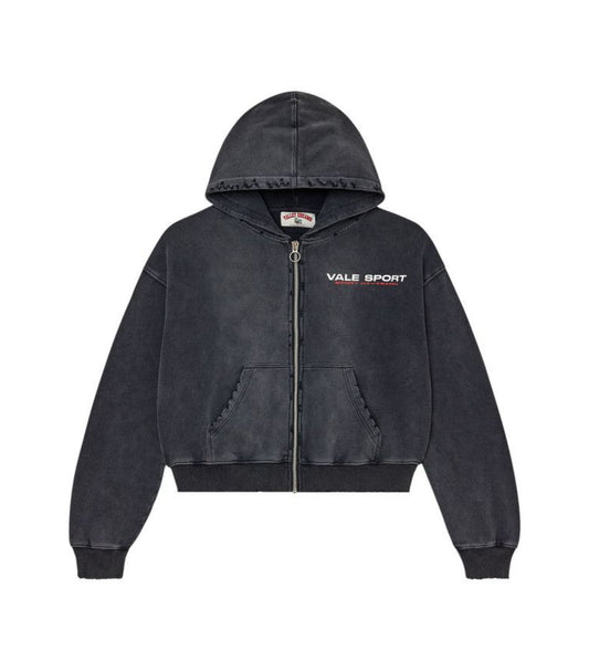 Vale Forever Staple Zip Up Faded Black