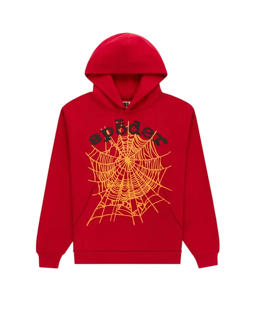 S5pder OG Web V2 Hoodie Red