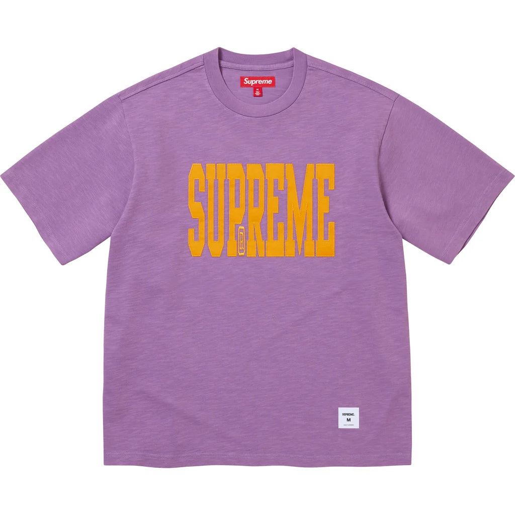 Supreme Stretch Appliqué S/S Top Dusty Purple