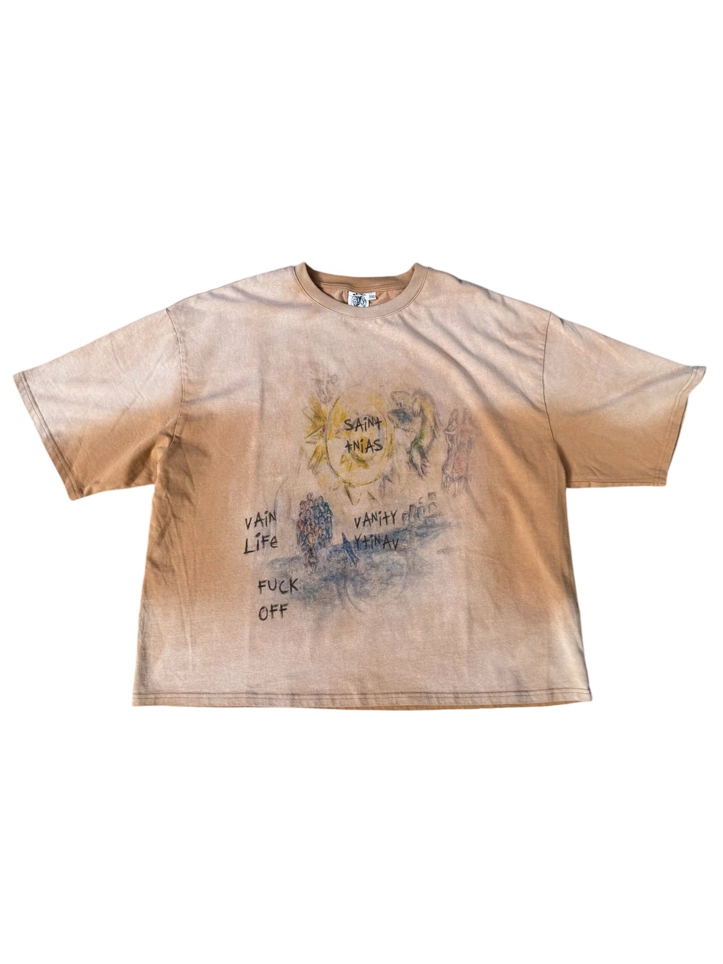Saint Vanity F*ck Off Tee Faded Brown