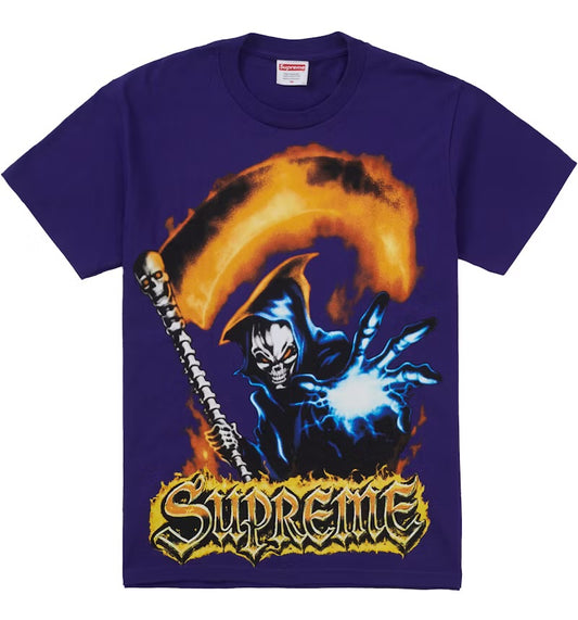 Supreme Grim Reaper Tee Purple