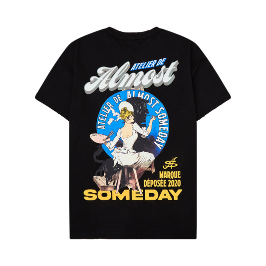 Almost Someday Atelier Tee Black